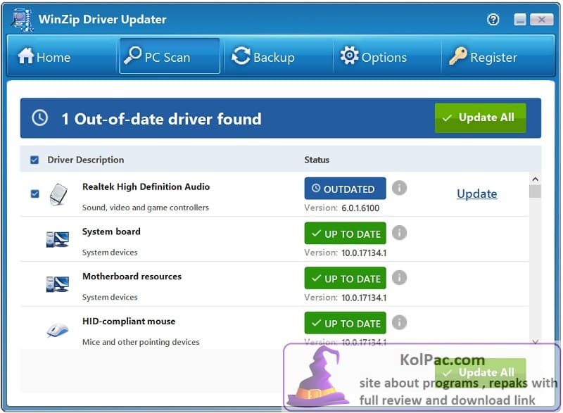 WinZip Driver Updater download