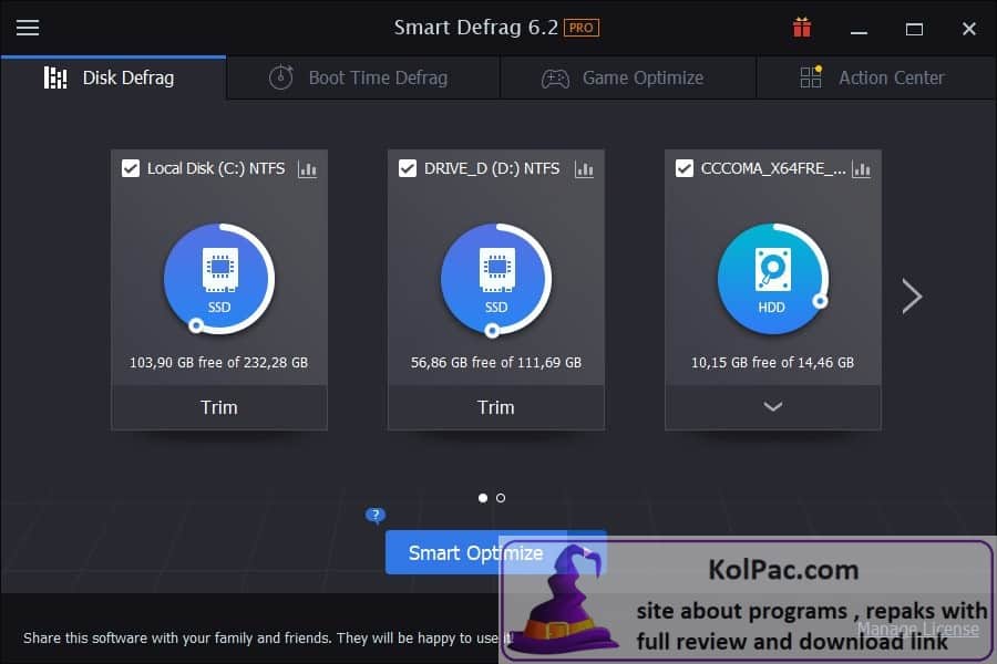 IObit Smart Defrag Pro download