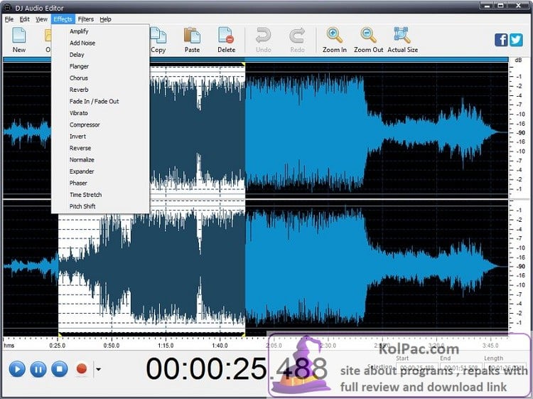 Program4Pc DJ Audio Editor Settings