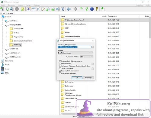 EF CheckSum Manager download