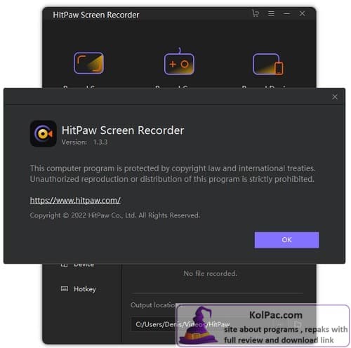 About HitPaw Screen Recorder